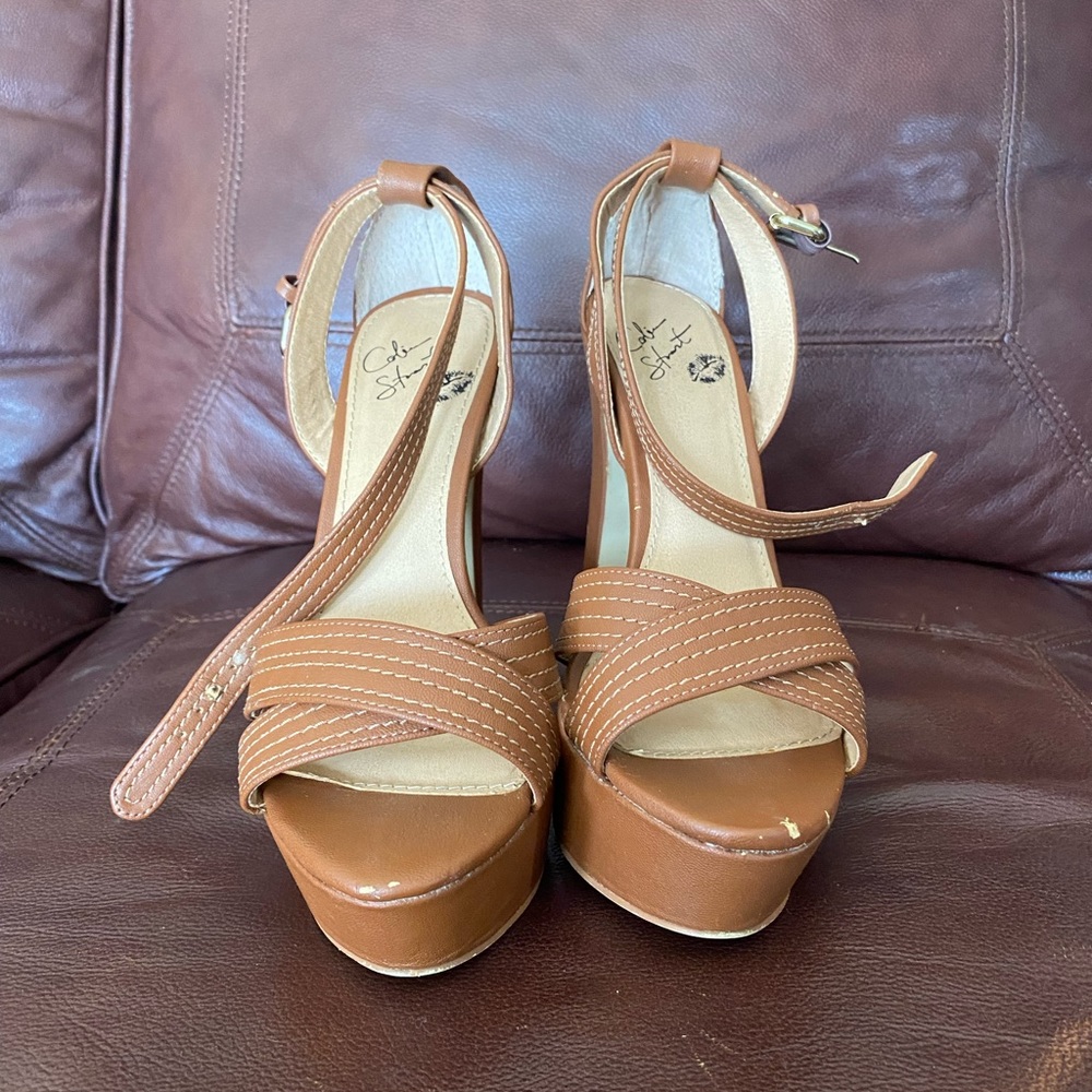 tan cali start heels